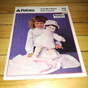 Patons Little Miss Muffet Petite  Leaflet #1040 (1985)